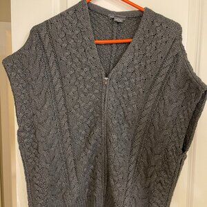 Vince full zip sweater vest
